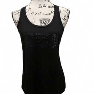 Empowering Black Tank Top